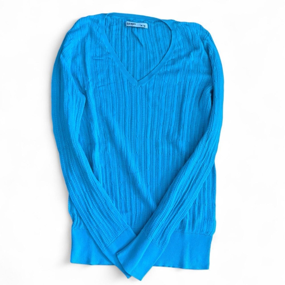 Old Navy Turquoise Knit Pullover